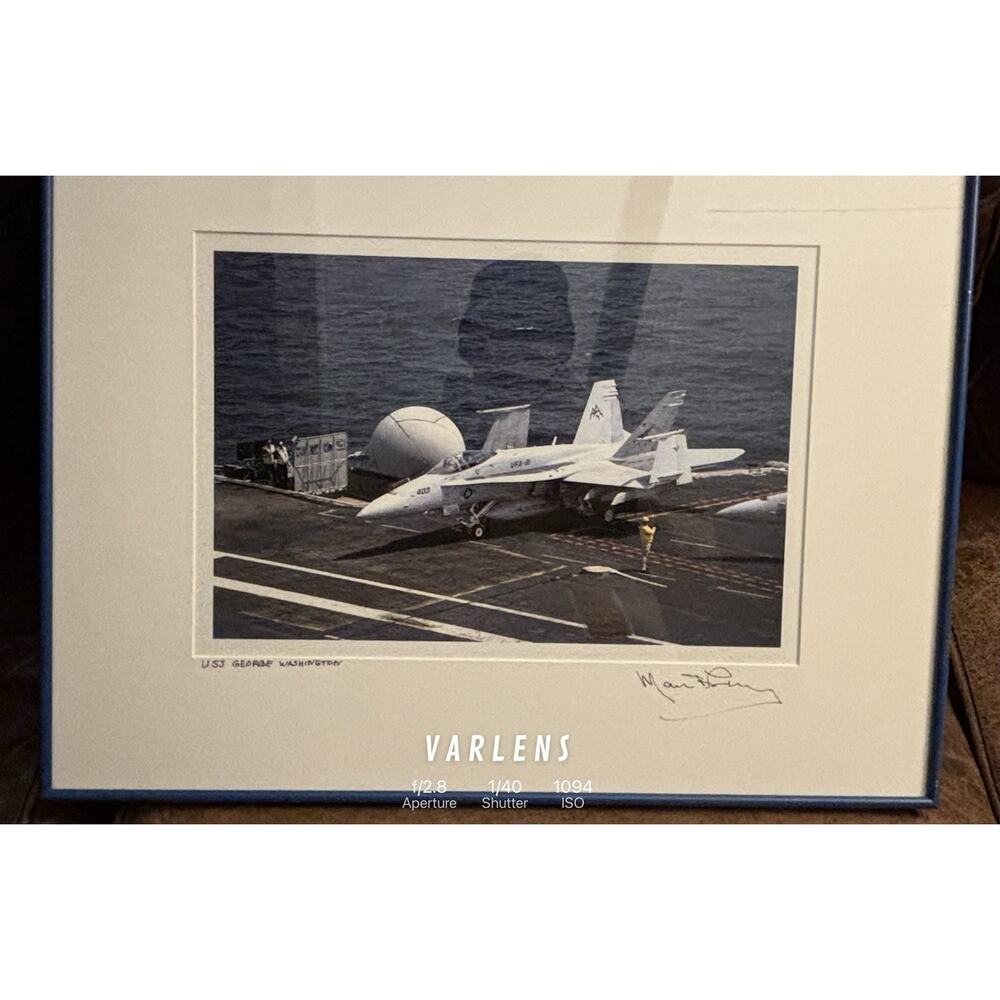 McDonnell Douglas F/A-18 Hornet deck of the USS George Washington 24*19 Frame